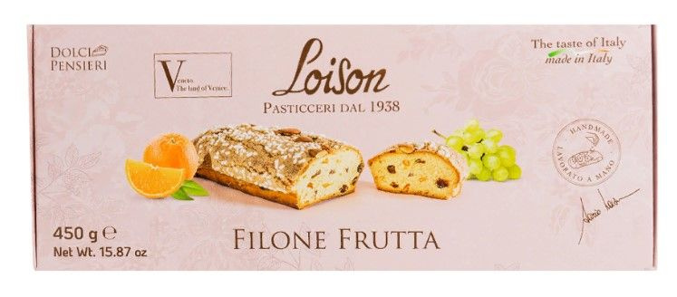 Филоне Loison с изюмом и апельсином 450 г, Италия в подарочной упаковке  #1