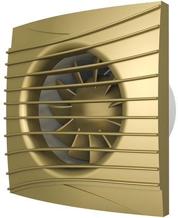 Вентилятор накладной D125 с обратным клапаном цвет бежевый  #1