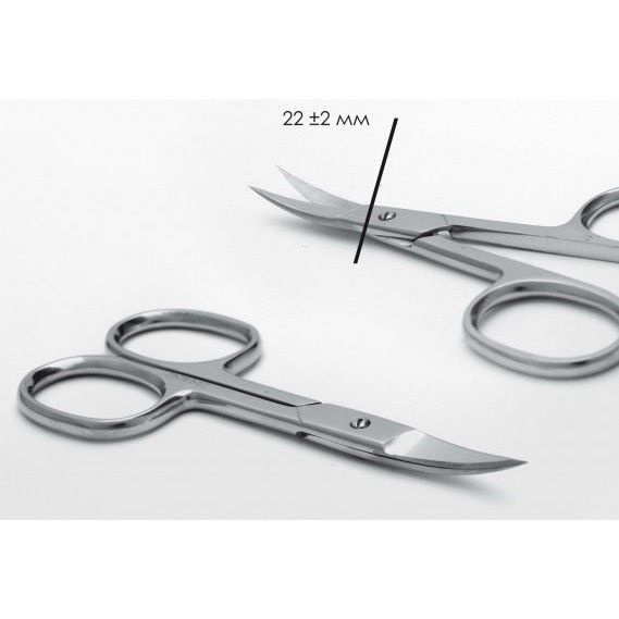 Ножницы маникюрные для ногтей, профессиональные с ручной заточкой, длина лезвия 22 мм.  #1