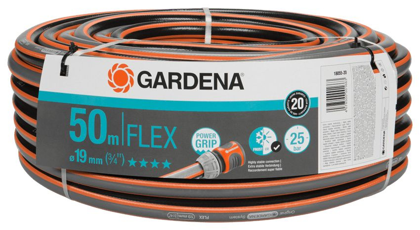 Шланг Gardena Comfort FLEX армированный с ребристым профилем 19 мм., 50 м 18055-20  #1