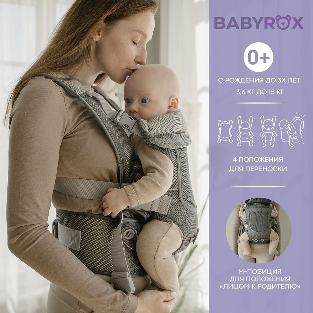 Рюкзак переноска BABYROX Comfort Mesh #1