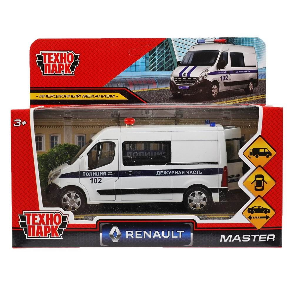 Машина Технопарк RENAULT master Полиция 14 см #1