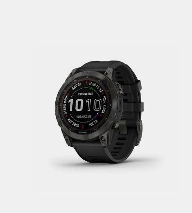 Garmin Умные часы Fenix 7 Sapphire Solar DLC Titanium, 47mm, Fenix 7 Sapphire Solar DLC Titanium, Black #1