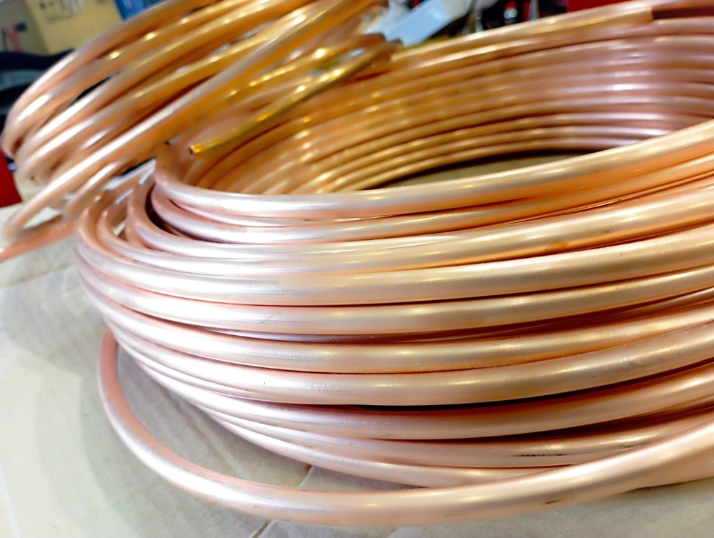 Трубка медная 8мм (5 метров) - Auto World арт. диаметр 8 миллиметров ...