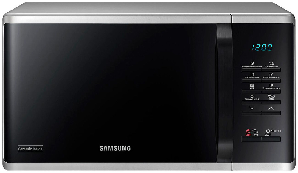 Микроволновая печь Соло Samsung MS23K3513AS, 23 л #1