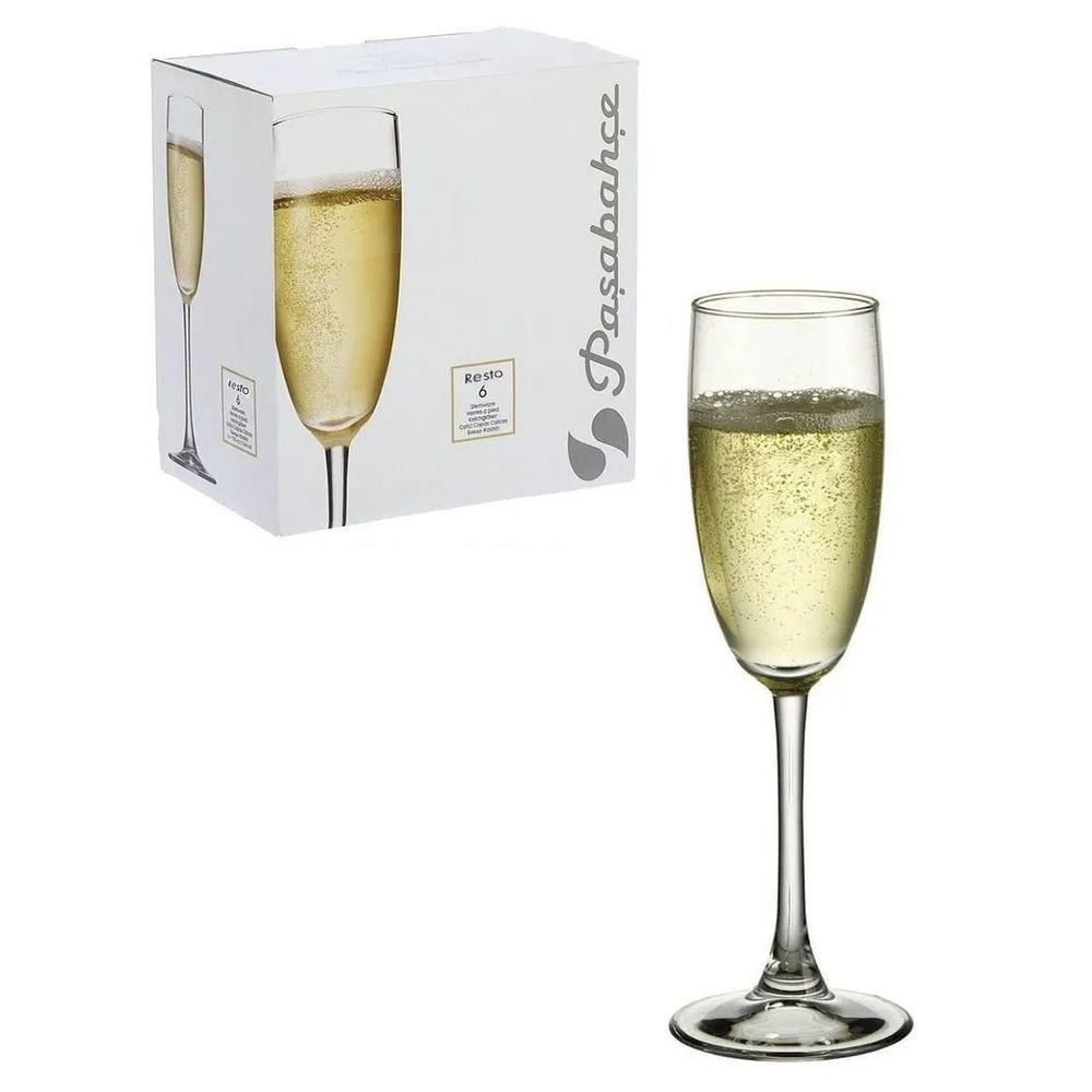 Pasabahce Набор бокалов для шампанского, 180 мл, 6 шт #1