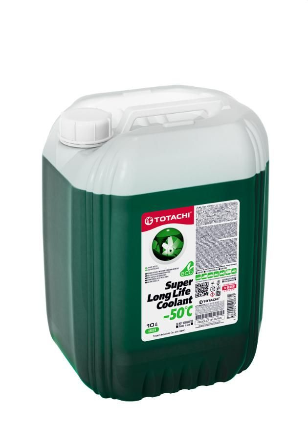 Антифриз зеленый TOTACHI SUPER LONG LIFE COOLANT GREEN -50C, 10 литров #1