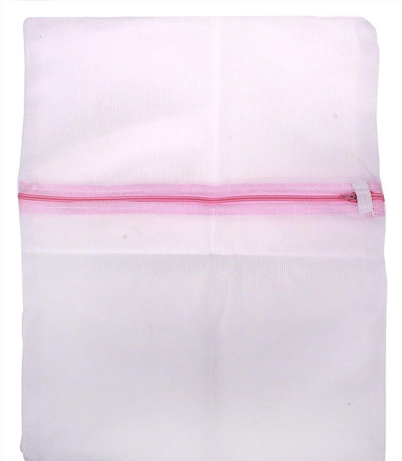 ФиС Мешок-сетка для стирки белья, на молнии, белый, 3кг, 50х50см  #1