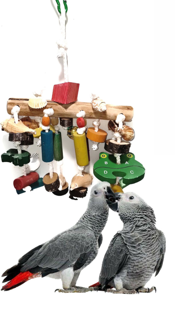 Игрушка для птиц, для средних, крупных, больших попугаев в клетку  #1