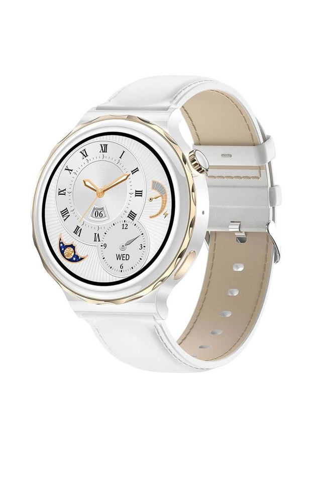 Смарт часы Smart-Watch X6 Pro WOMEN с NFC и голосовым помощником/ Смарт часы женские/ Круглые часы/ Фитнес #1