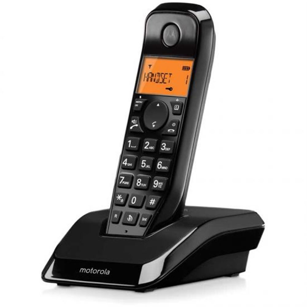 Радиотелефон DECT MOTOROLA S1201 (цвет черный)