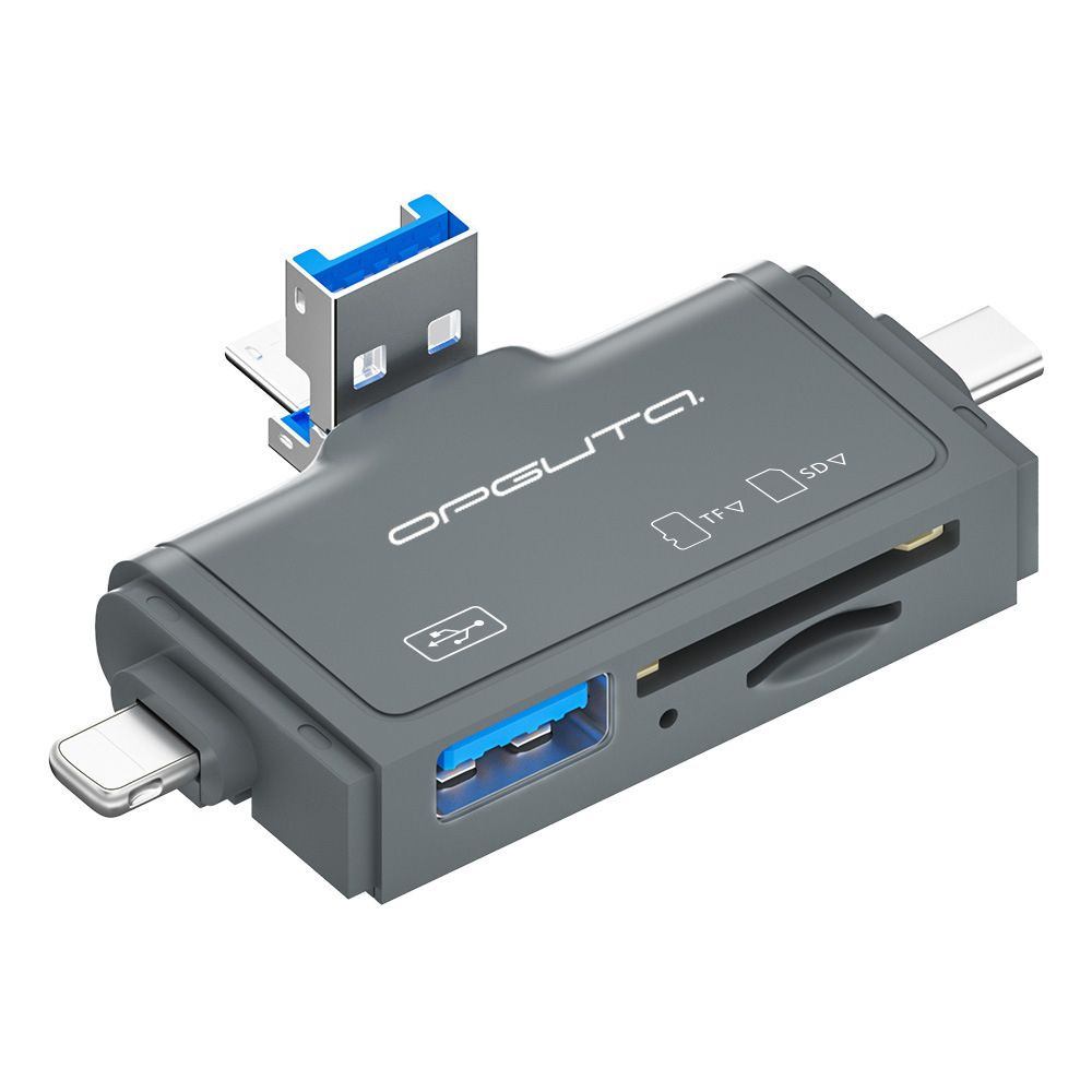Картридер microSD USB Type-c Lightning / концентратор usb type-c / usb hub 3.0 #1
