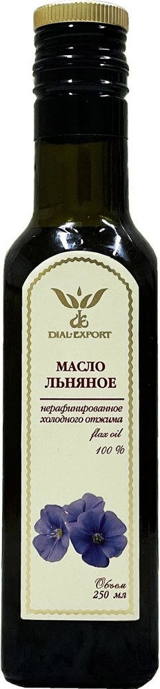 Масло льняное Dial-Export нерафинированное холодного отжима 250 мл  #1