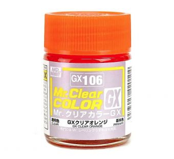 Gunze Sangyo Mr. Color Лак эмалевый глянцевый Clear Orange, 18 мл #1