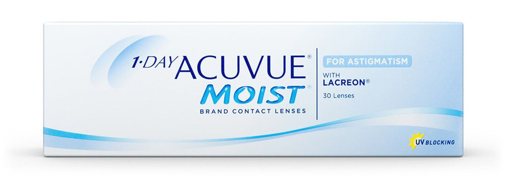 ACUVUE Астигматические линзы 1-Day Moist for Astigmatism (30шт)-4.50/8.5/-0.75/60  #1