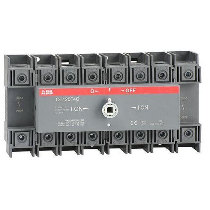 Реверсивный рубильник АВВ OT125F4C до 125A 4х полюсный - купить по ...