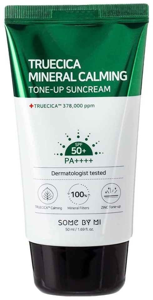 Солнцезащитный крем для лица, для ровного тона успокаивающий SOME BY MI Mi Truecica Mineral Calming Tone-Up #1