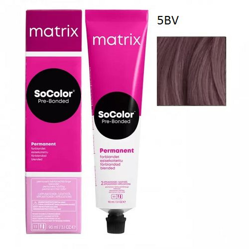 Крем краска MATRIX SoColor Pre-Bonded 5BV, 90 мл #1