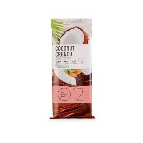 Батончик О12 протеиновый кокос-миндаль без сахара, 50г 6шт  #1