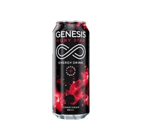 Энергетический напиток Genesis (Генезис) Ruby Star 0,45 л х 12 банок  #1