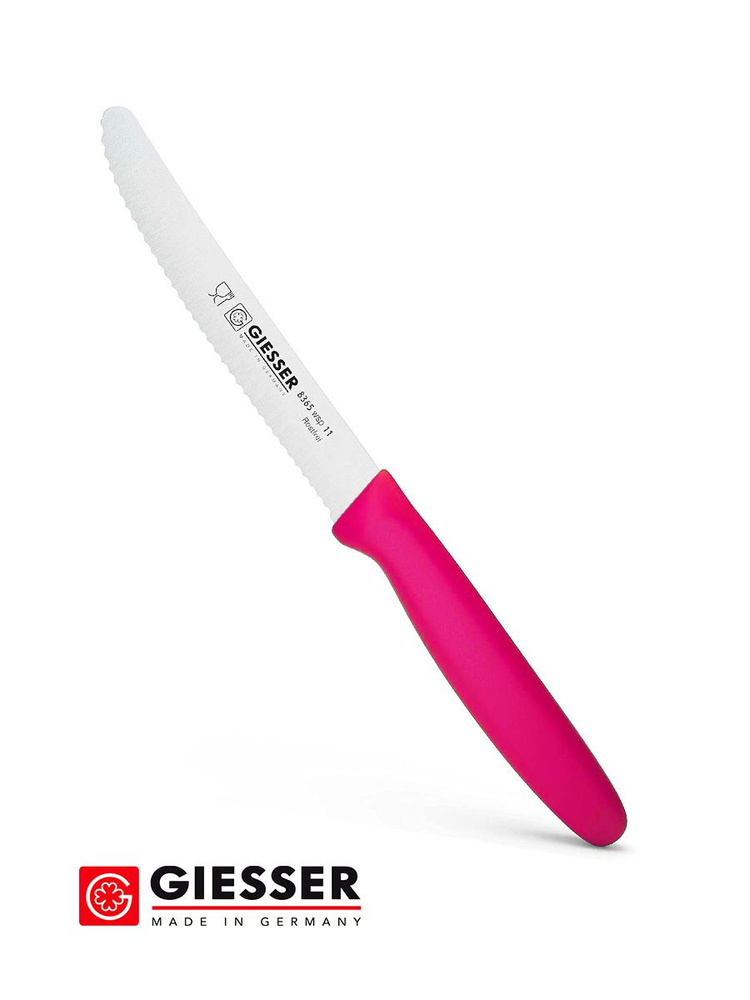 Нож кухонный универсальный, с зубчиками, Giesser 8365 wsp 11 pi #1