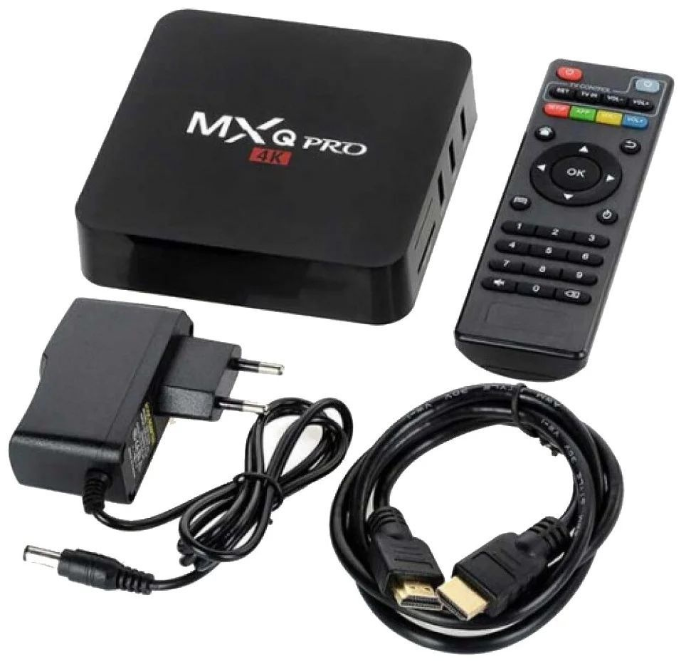 Сетевой проигрыватель TVBoxMXQPro Android, Отсутствует, Wi-Fi, черный  #1