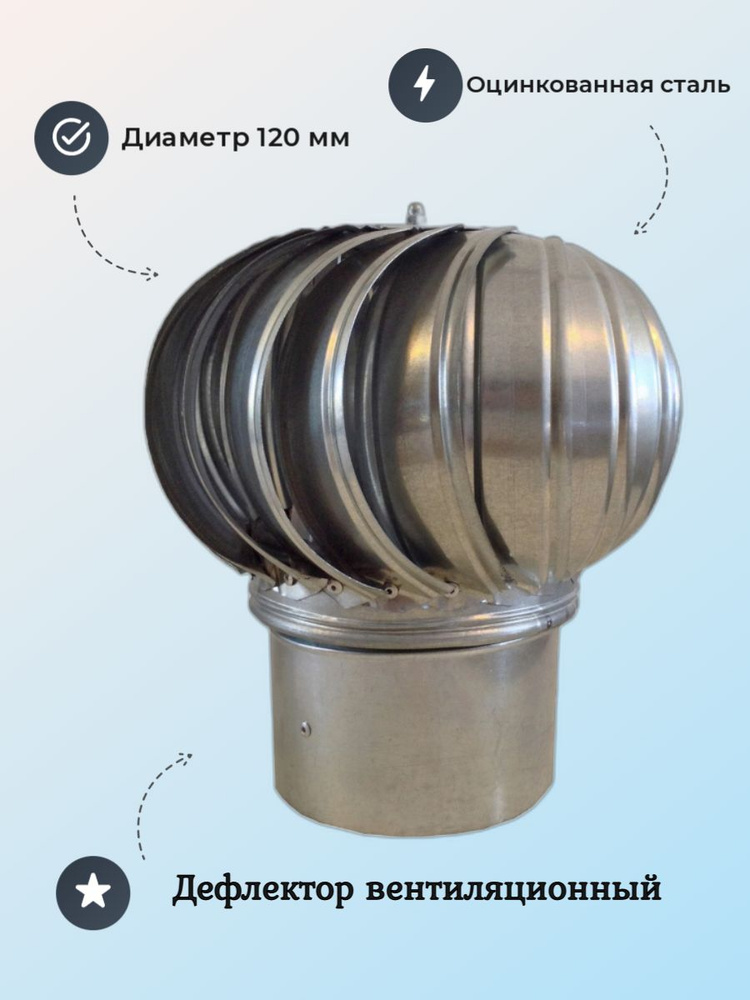 Турбодефлектор ТД-120 (оцинкованный) #1