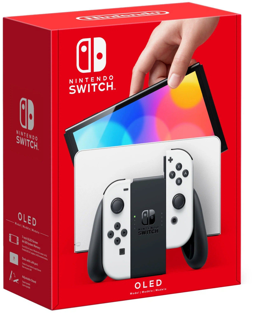 Игровая приставка Nintendo Switch OLED 64Gb, белая #1