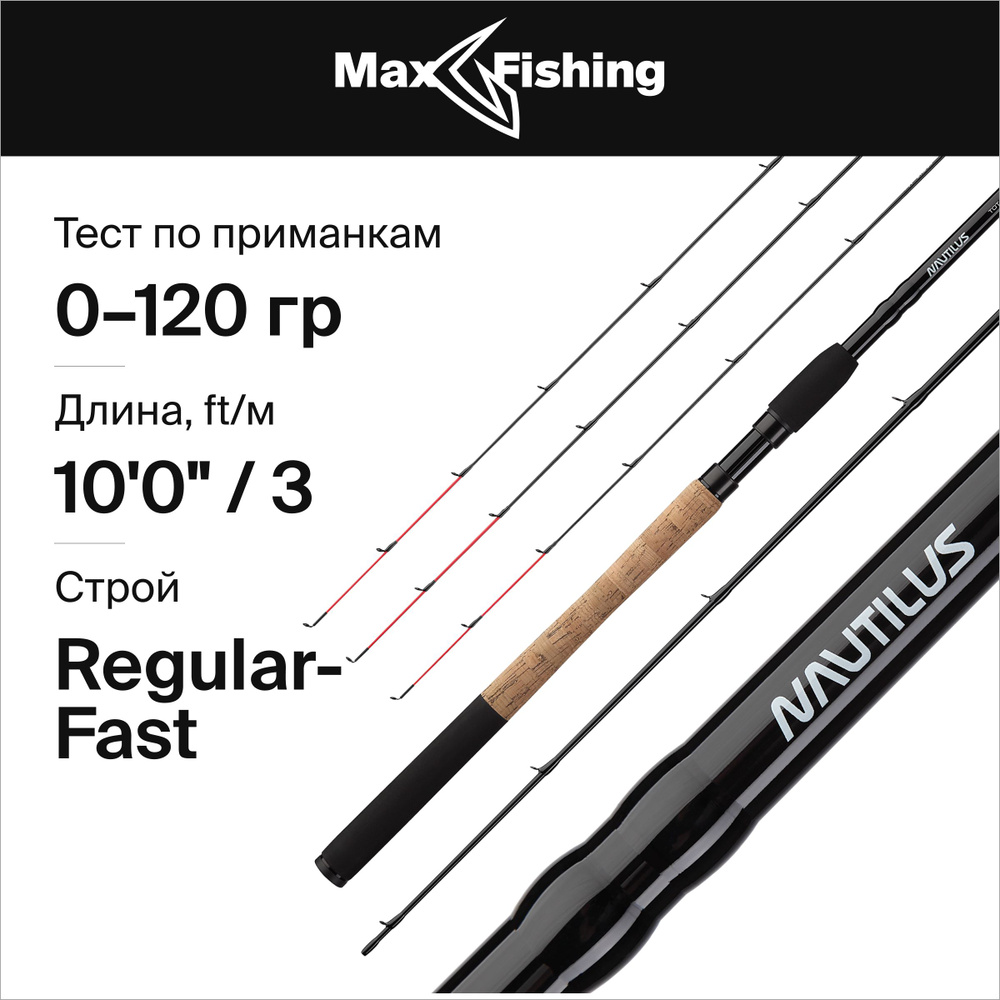 Удилище фидерное Nautilus Total Short Feeder TSF10MHQ max 120гр 300 см #1