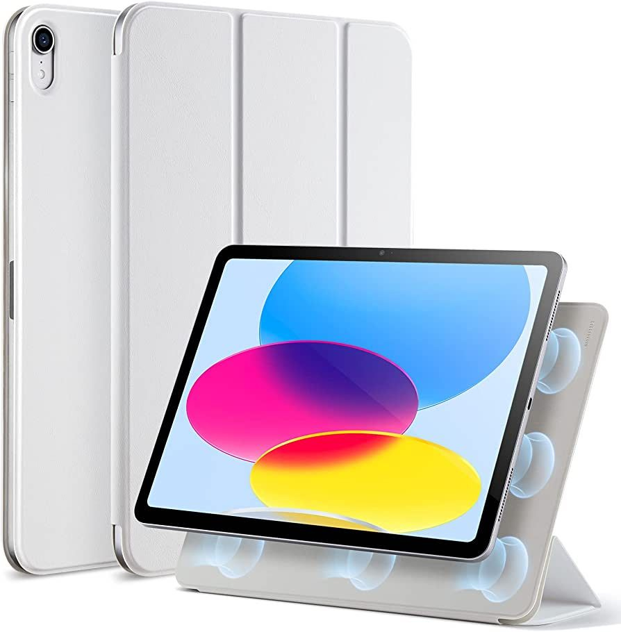 Чехол книжка ESR Rebound Magnetic Case с застежкой для Apple iPad 10th Generation, белый  #1