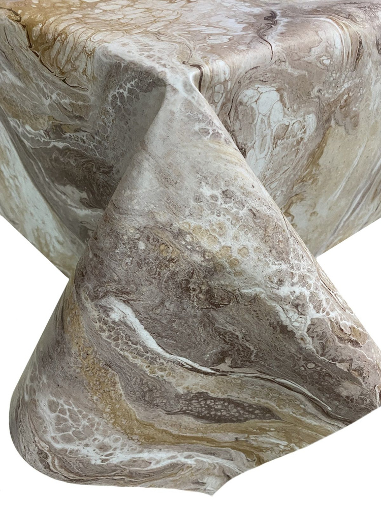 Скатерть клеенка на стол в кухню L'CADESI FLORISTA, размер 140х200 см, из ПВХ FL140200-1573-04  #1