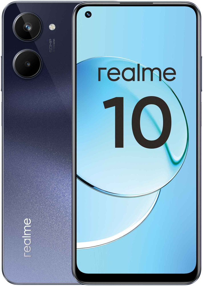 realme Смартфон 10 8/128Gb Black 8/128 ГБ, черный #1