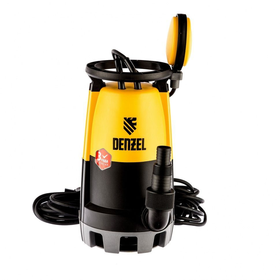 Дренажный насос для чистой и грязной воды Denzel DP-900S , 900 Вт, напор 9 м, 18000 л/ч ,  #1