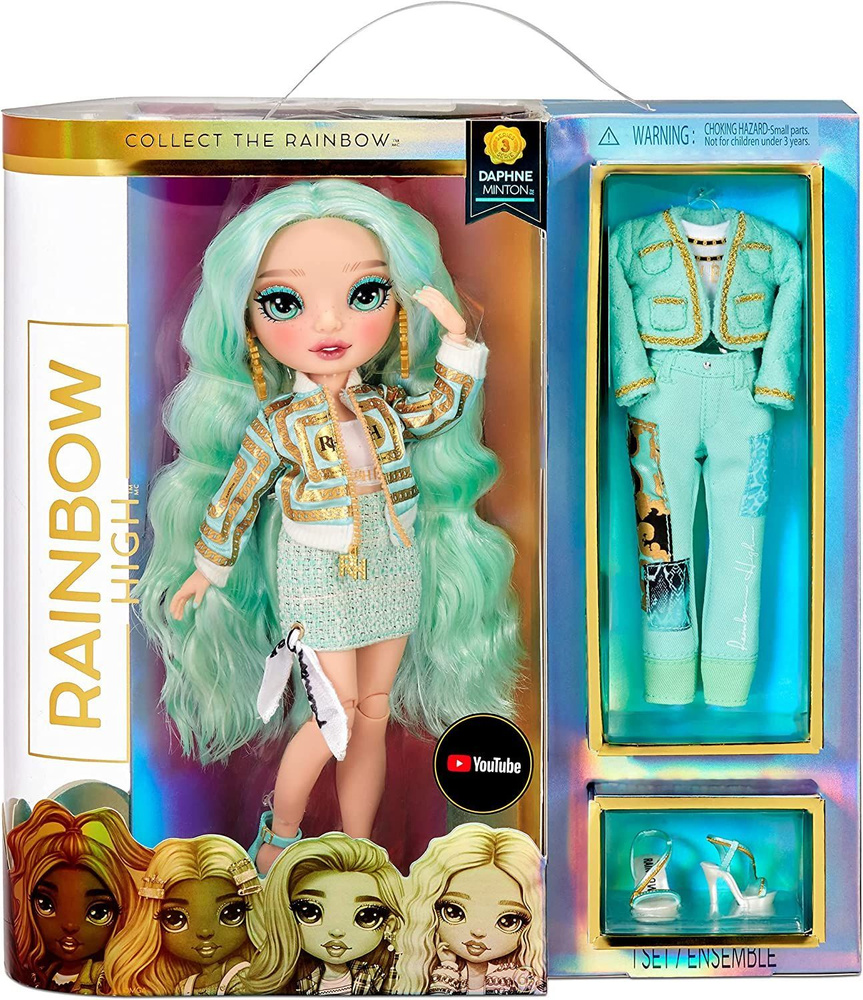 Большая кукла Daphne Minton Mint Light Green Fashion Doll #1