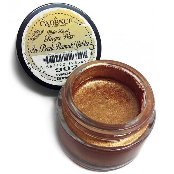 Воск старинная позолота Cadence Water Based Finger Wax 20 ml. Bronze-902 #1