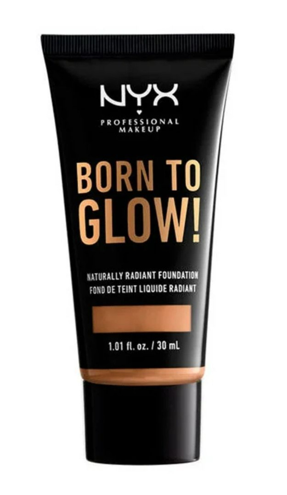 NYX professional makeup Тональный крем Born to glow!, 30 мл, оттенок: golden honey  #1