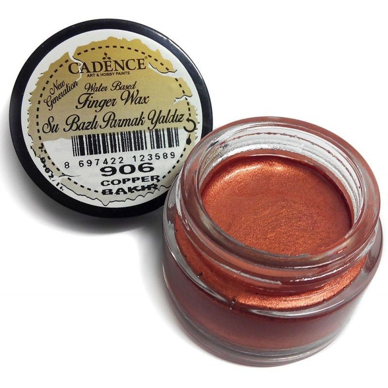 Воск старинная позолота Cadence Water Based Finger Wax 20 ml. Copper-906 #1