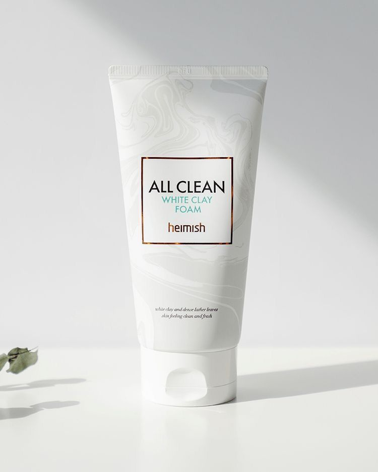 HEIMISH Пенка для глубокого очищения пор с белой глиной ALL CLEAN WHITE CLAY FOAM, 150 мл  #1