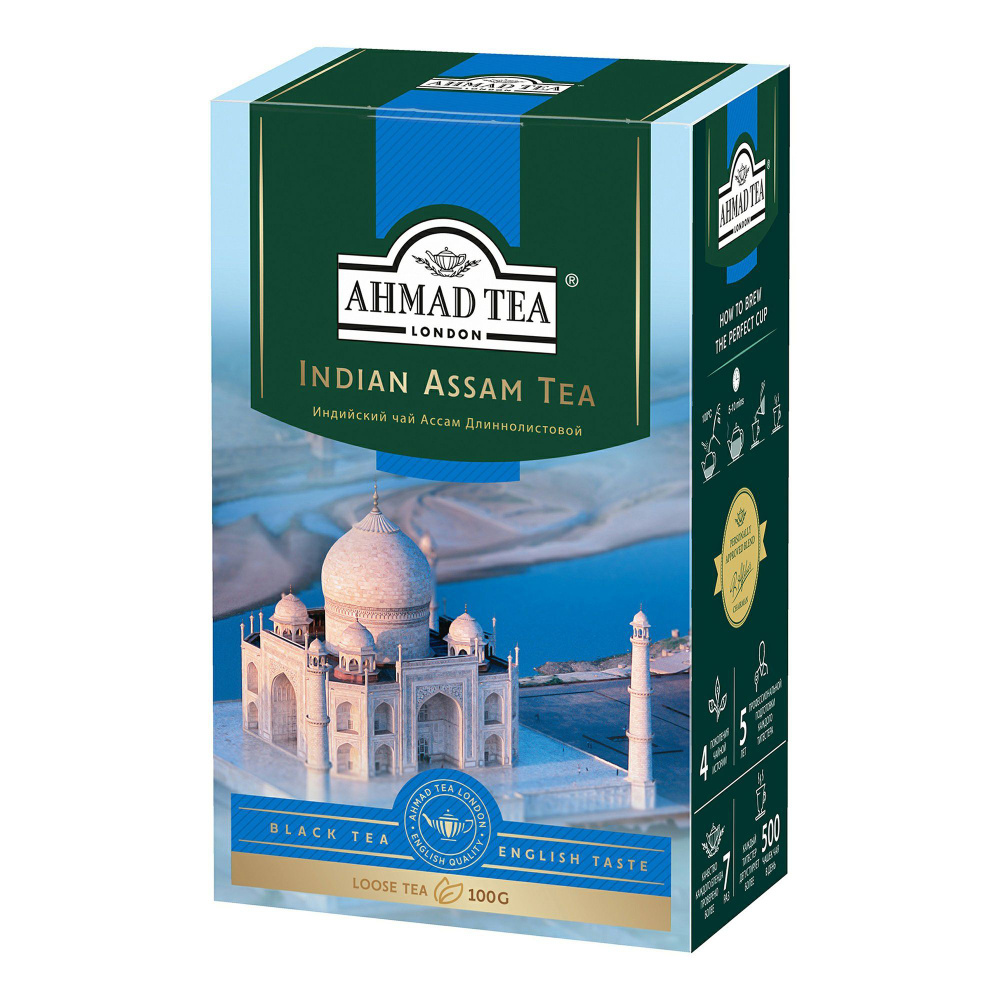 Чай черный Ahmad Tea Indian Assam Tea индийский ассам листовой 100 г #1