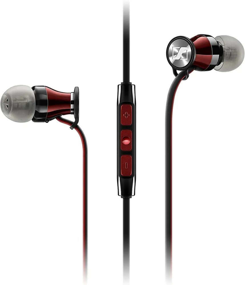 Наушники Sennheiser Momentum In-Ear с микрофоном, 3.5 мм, красный #1