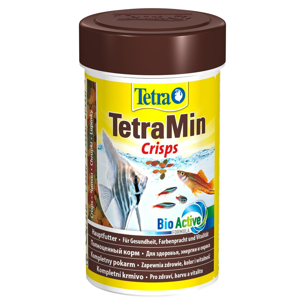 TetraMin Crisps корм-чипсы для всех видов рыб 100 мл #1