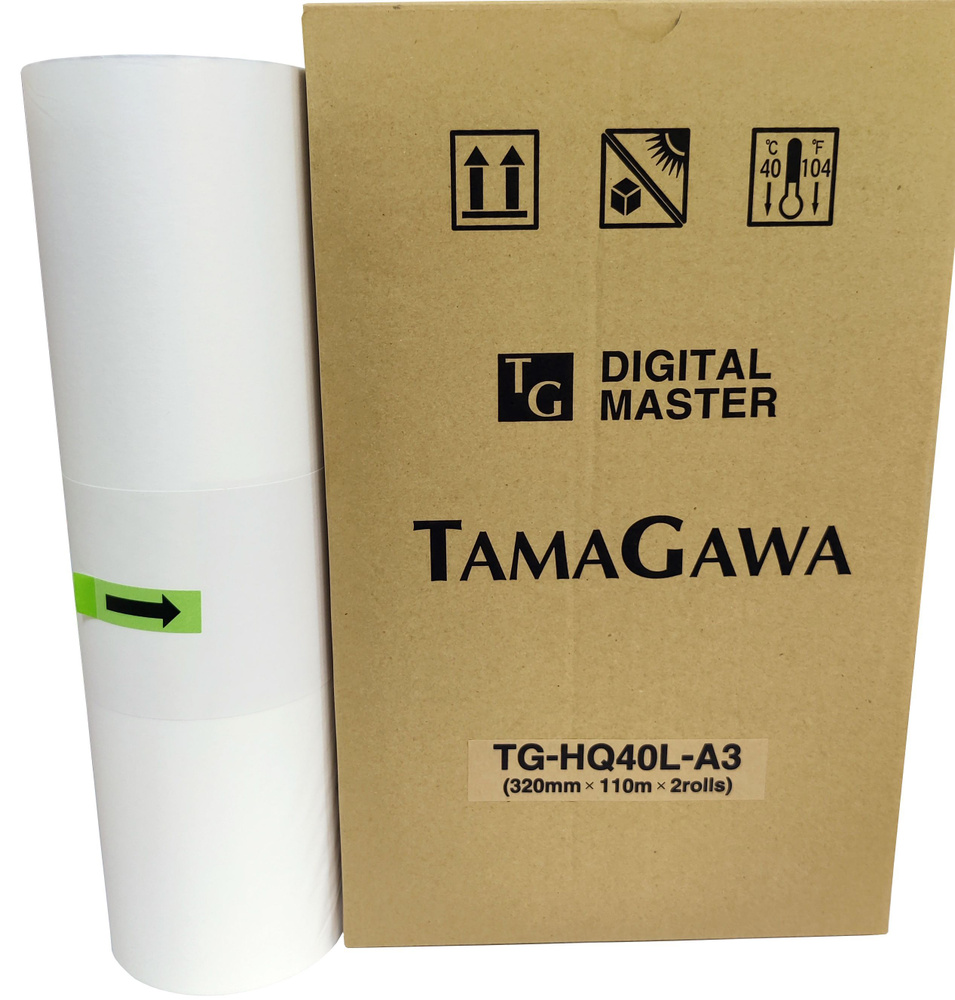 Мастер-пленка TamaGawa TG-HQ40 A3 для цифровых дупликаторов Ricoh 2 рулона  #1