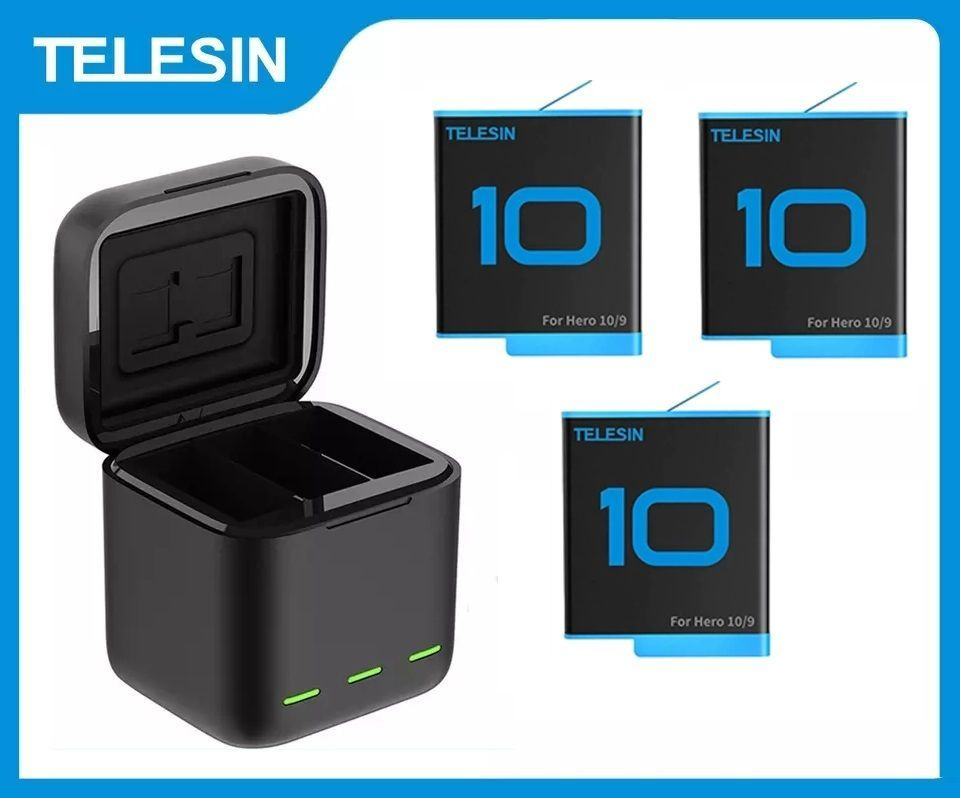 TELESIN Зарядное устройство для аккумуляторных батареек 80110  #1