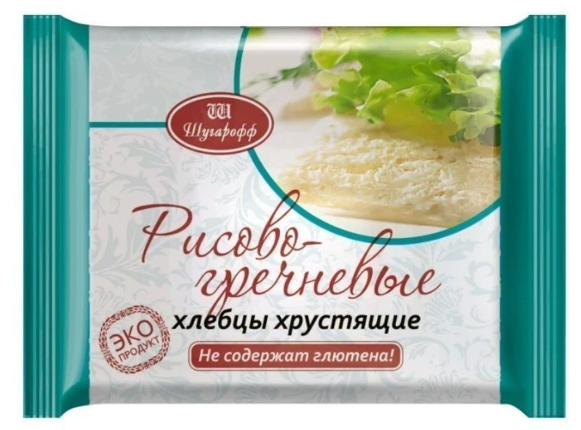 Хлебцы Шугарофф без глютена гречнево-рисовые, 60г #1