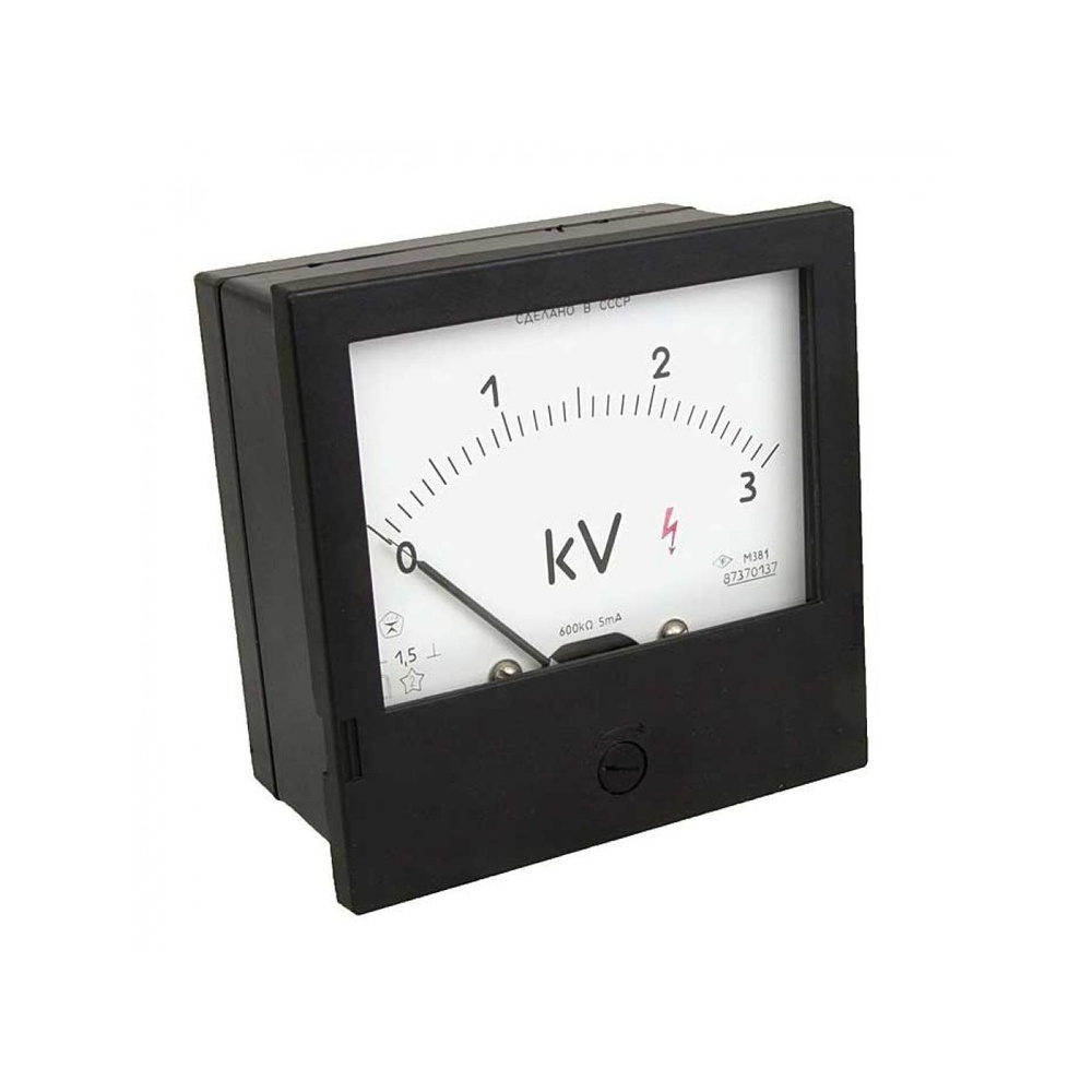 1 шт Вольтметр М381 3 КВ СССР - купить с доставкой по выгодным ценам в ...