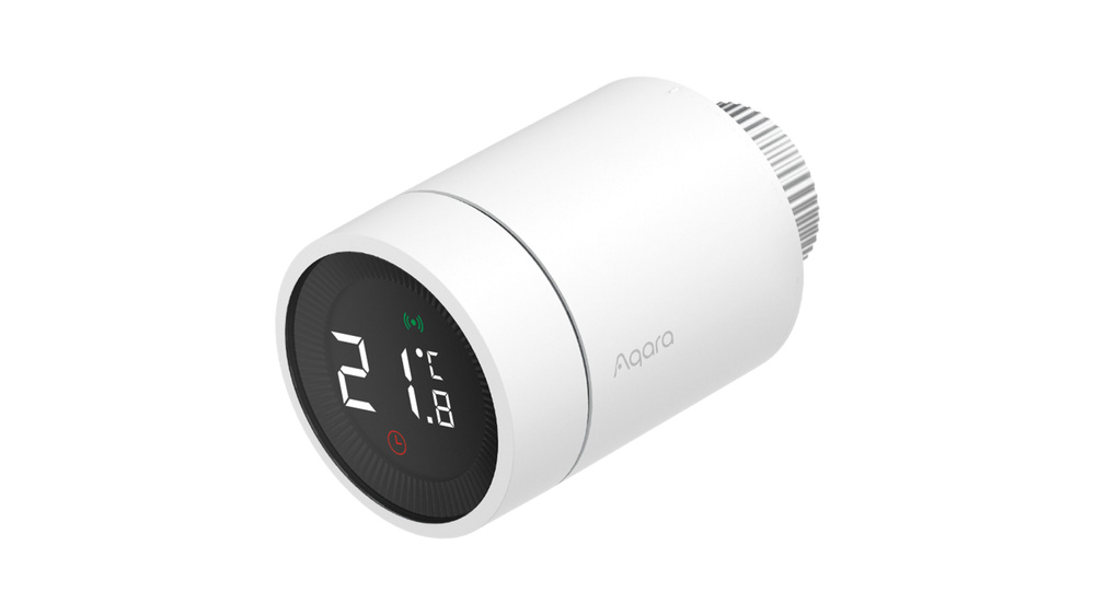 Термостат Aqara SRTS-A01 Smart Radiator Thermostat E1 Zigbee 3.0, 3В (2 1,5В AA), M30 1,5 мм, белый  #1