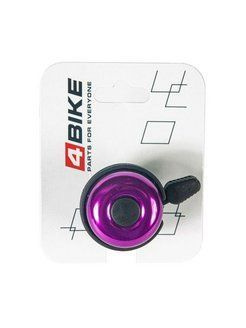 Велозвонок 4BIKE BB3207-Pur алюминий+пластик, D-40мм, пурпурный #1
