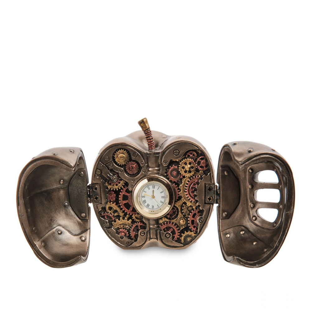 Часы настольные в стиле Стимпанк "Яблоко" WS-1069 Veronese 906660 #1