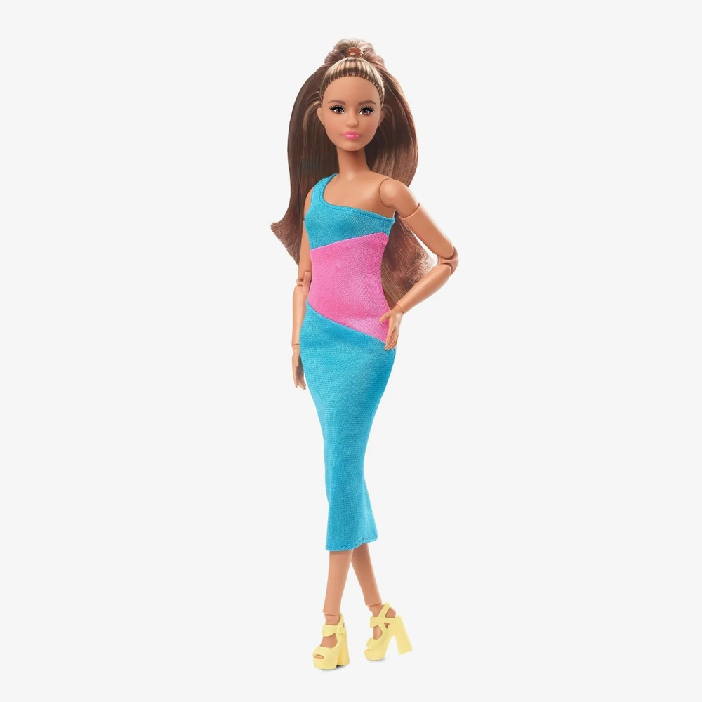 Кукла Barbie Looks Doll Petite, Long Brunette Hair (Барби Лукс Маленькая Брюнетка с длинными волосами) #1