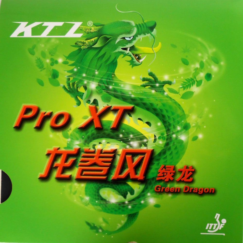 Накладка для настольного тенниса KTL (LKT) PRO XT Green Dragon, Red, 2.0  #1